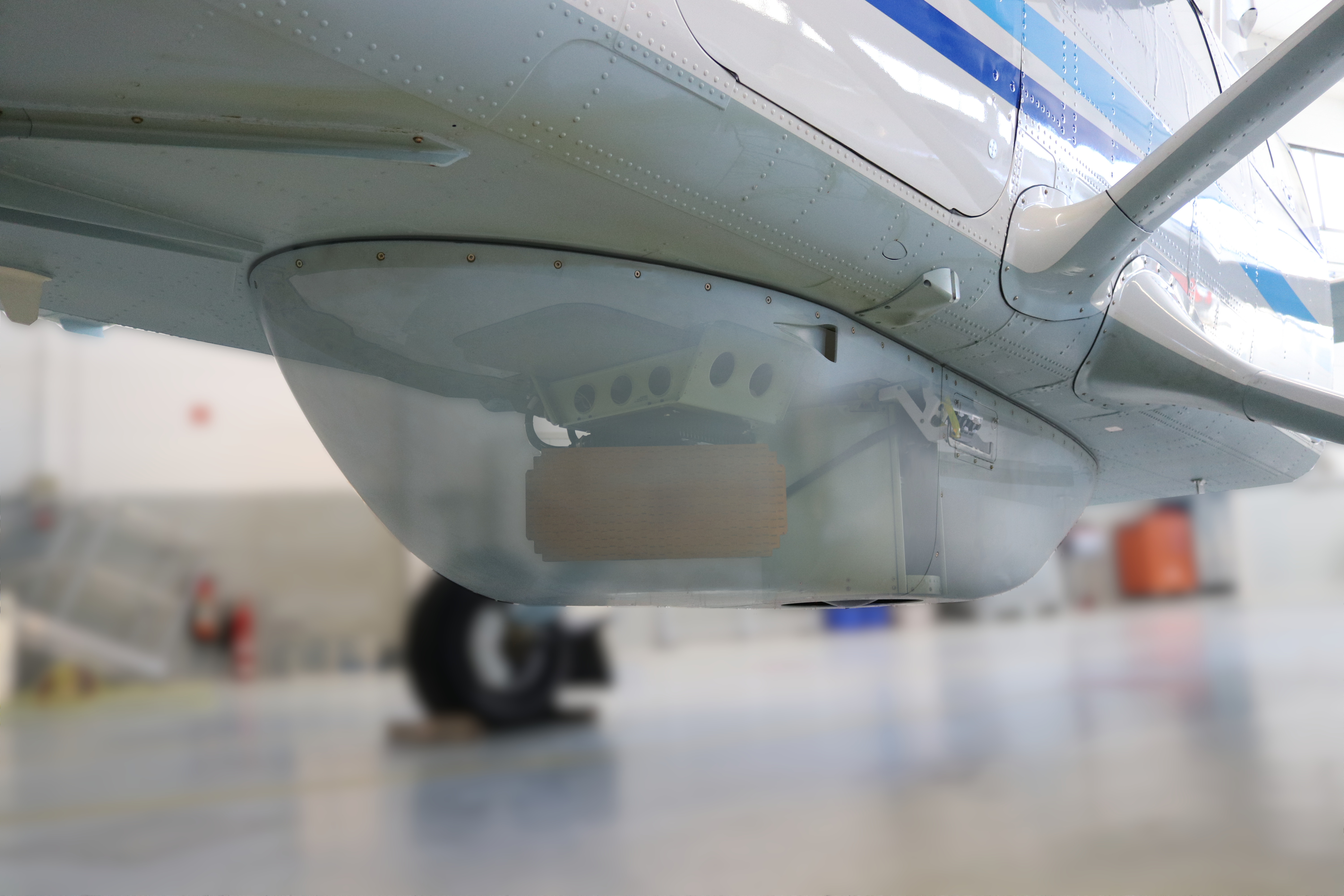 View into the Patrol Aircraft radome